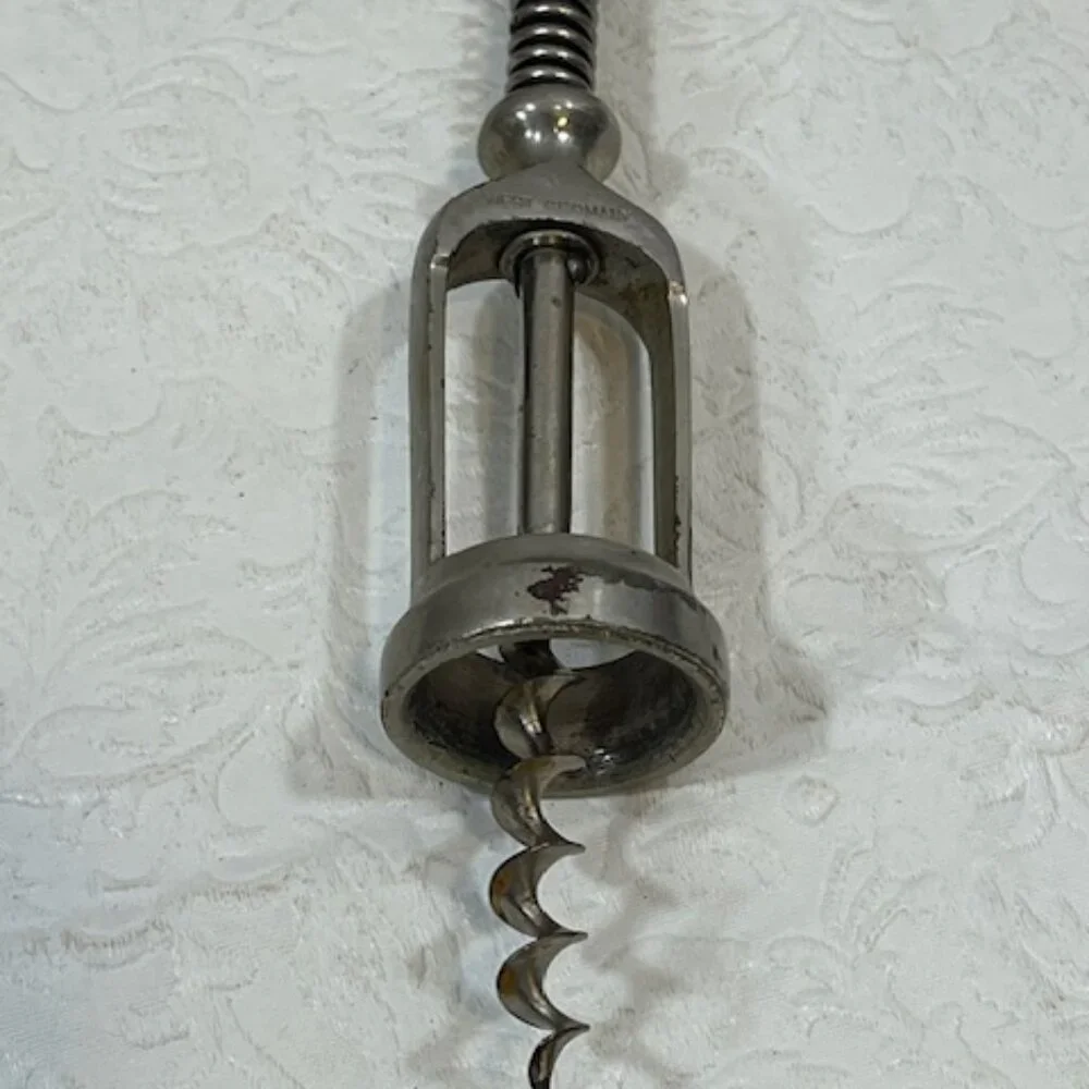 VTG West Germany Spring Assisted Corkscrew Wine Opener Collectible 7.5